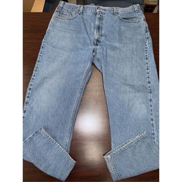 Levi’s Mens 505 Straight Leg Regular Fit Denim Jeans Size 40x34 - Picture 1 of 7